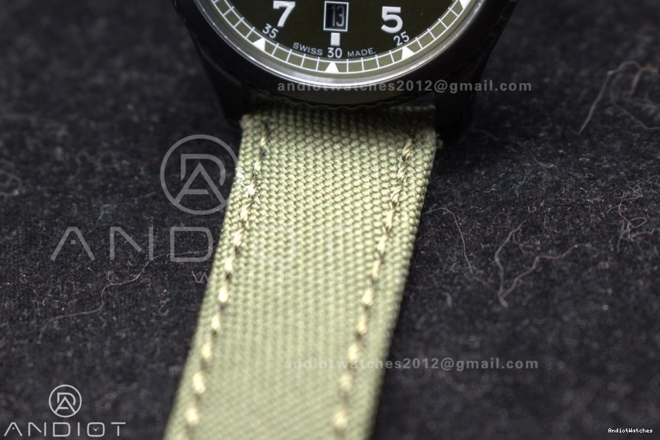 Edition Green A Nylon Best 41mm PVD Green 8 Automatic Durable TF Strap 1:1 918 on Dial Navitimer 0428